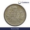 Scarce One Rupee George VI King Emperor 1943 Bombay Mint Silver Coin, British India Uniform Coinage, Collectible. - Image 3