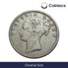 Rare One Rupee Victoria Queen Continuous Legend 1840 Silver Coin, British India Uniform Coinage, Collectible. - Image 2