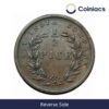 1/2 Pice East India Company 1853 Copper Coin, British India Uniform Coinage, Collectible. - Image 3