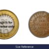 Quarter Anna East India Company 1858 Copper Coin, British India Uniform Coinage, Collectible. - Image 4