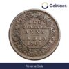 One Quarter Anna Edward VII King & Emperor Calcutta Mint (1903-1910) Bronze Coin, British India Uniform Coinage, Collectible. - Image 3