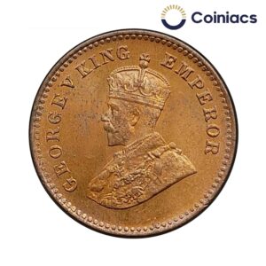 UNC 1/12 Anna George V King Emperor (1912-36) Bronze Coin, British India Uniform Coinage, UNC.