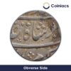 One Rupee Shah Alam II RY 27 (Reign 1760-1806 CE) Muhammadabad Banaras mint Silver Old Coin, Princely State of Awadh, Collectible - Image 2