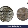 One Rupee Shah Alam II RY 27 (Reign 1760-1806 CE) Muhammadabad Banaras mint Silver Old Coin, Princely State of Awadh, Collectible - Image 4