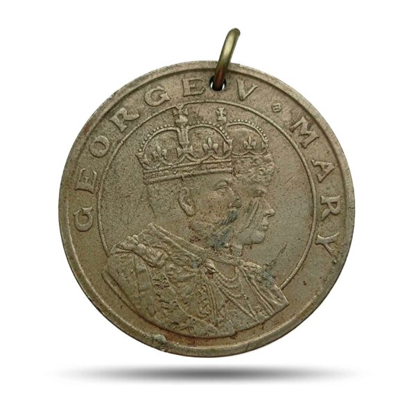 George V and Mary Coronation Durbar Medal (Delhi Durbar) 1911 Copper-nickel, British India, Collectable