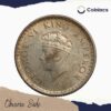 1/4 Rupee George VI 1939 CE Silver Coin, British India Uniform Coinage, UNC - Image 2