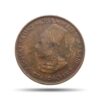Half Pice Sadiq Mohammed Khan V 1359 AH 1940 CE Bronze coin, Princely State of Bhawalpur, Collectible