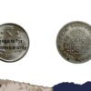 Meia Rupia (1/2 Rupia) Luiz I 1881 Silver old coin, Portuguese India (India Portugueza), Collectible - Image 4