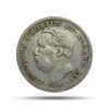 Meia Rupia (1/2 Rupia) Luiz I 1881 Silver old coin, Portuguese India (India Portugueza), Collectible
