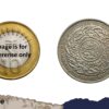 1 Rupee Mir Usman Ali Khan 1330 AH RY 1  (1911-1912 CE) Silver old coin (Note: Usman Ali Type 1), Princely State of Hyderabad, Collectible - Image 4