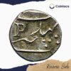 1 Fanon (1/5 Rupee) (ND 1738-1792) Bhultcheri Mint Silver Coin, French India ? Mahe, Collectible - Image 3