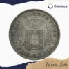 Uma Rupia (1 Rupia) Luiz I 1882 CE Silver coin, Portuguese India (India Portugueza), Collectible - Image 3