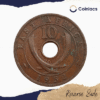 10 Cents George VI 1952 CE Bronze coin, East Africa, Collectible - Image 3