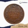 Quarter Anna Edward VII King & Emperor 1909 Copper Coin, British India Uniform Coinage, Collectible - Image 3