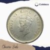 Half Rupee George VI King Emperor 1939 Calcutta Mint Silver Coin, British India Uniform Coinage, UNC - Image 2