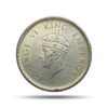Half Rupee George VI King Emperor 1939 Calcutta Mint Silver Coin, British India Uniform Coinage, UNC