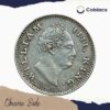 Rare 1/4 Rupee William IIII 1835 'F' Incuse Calcutta Mint Silver Old Coin, British India Uniform Coinage, Collectible. - Image 2