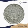 Oitavo De Rupia (1/8 Rupia) Luiz I 1881 CE Silver Coin, Portuguese India (India Portugueza), XF+ - Image 3