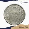 Half Rupee George V King Emperor 1936 Calcutta Mint Silver Coin, British India Uniform Coinage, UNC - Image 3