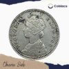 Two Annas Victoria Empress 1893 Calcutta Mint Silver Coin, British India Uniform Coinage, Collectable - Image 2