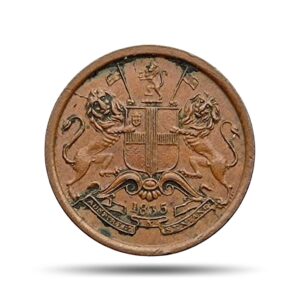 1/12 Anna East India Company 1835 Copper Coin, British India Uniform Coinage, Collectable