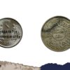 1 Dirham Ghazi I 1937 CE 1357 AH Silver Old Coin, Iraq, XF - Image 4