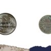 1/4 Rupee Victoria Queen Continuous Legend 1840 CE 34 Berries Silver Coin, British India Uniform Coinage, Very Fine - Image 4