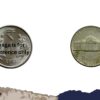 Five Cents (Jefferson Wartime Nickel) 1945 San Francisco Billon (35% Silver) Old Coin, United States of America, XF - Image 4
