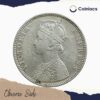 One Rupee Victoria Empress 1888 Bombay Mint Silver Coin, British India Uniform Coinage, Collectable - Image 2