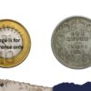 One Rupee Victoria Empress 1891 'C' Incuse Calcutta Mint Silver Coin, British India Uniform Coinage, Collectable - Image 4