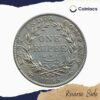 Rare One Rupee William IIII 1835 'R.S.' Incuse Calcutta Mint Silver Coin, British India Uniform Coinage, XF - Image 3
