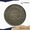 One Rupee Victoria Queen Continuous Legend 1840 Silver Coin, British India Uniform Coinage, XF - Image 3