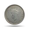 Scarce Half Rupee George VI King Emperor 1938 (Key Date) Bombay Mint Silver Coin, British India Uniform Coinage, Collectible