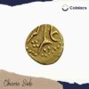1/2 Fanam Alamgir II Gold Historic Old Coin, Mughal Empire, Collectible - Image 2