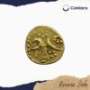 1/2 Fanam Alamgir II Gold Historic Old Coin, Mughal Empire, Collectible - Image 3