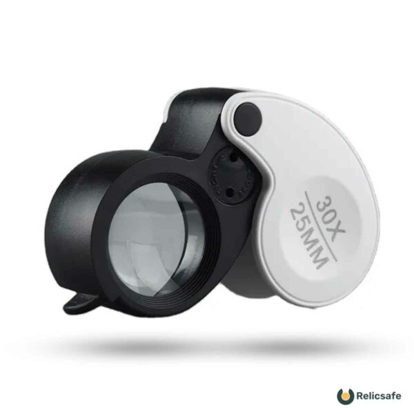 30X Magnification Eye Loupe for Coins & Numismatists With LED (Battery not included)
