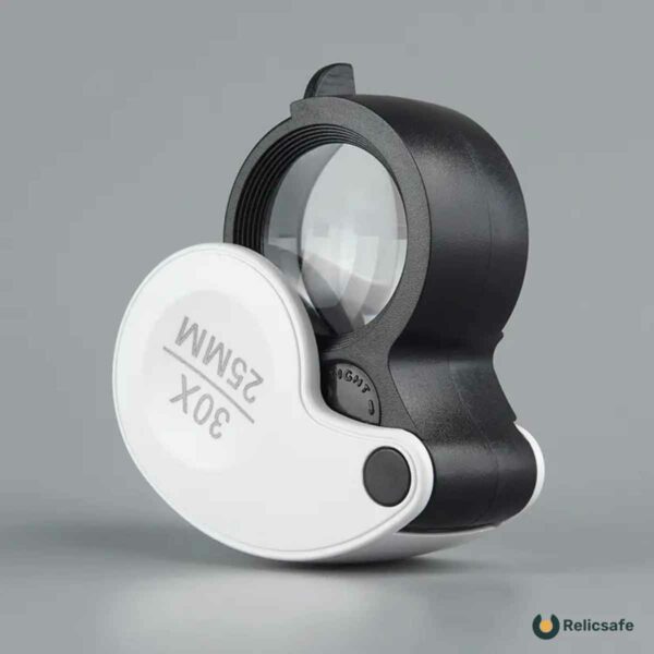 30X Magnification Eye Loupe for Coins & Numismatists With LED (Battery not included) - Image 6