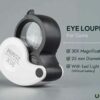 30X Magnification Eye Loupe for Coins & Numismatists With LED (Battery not included) - Image 2