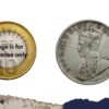 Rare One Rupee George V 1911 CE (Pig Rupee) Calcutta Mint Silver coin, British India Uniform Coinage, Collectible - Image 4