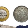 Rare One Rupee George V 1921 CE (Key Date) Bombay Mint Silver coin, British India Uniform Coinage, Collectible. - Image 4