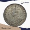 Rare One Rupee George V 1921 CE (Key Date) Bombay Mint Silver coin, British India Uniform Coinage, Collectible. - Image 2
