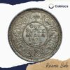 Rare One Rupee George V 1921 CE (Key Date) Bombay Mint Silver coin, British India Uniform Coinage, Collectible. - Image 3