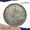 Rare One Rupee George V 1922 CE (Key Date) Bombay Mint Silver coin, British India Uniform Coinage, Collectible. - Image 2