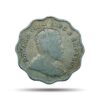 Scarce 1 Anna Edward VII King & Emperor 1910 Copper-Nickel Coin, British India Uniform Coinage, Fine