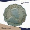 Scarce 1 Anna Edward VII King & Emperor 1910 Copper-Nickel Coin, British India Uniform Coinage, Fine - Image 2