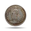 1/2 Franc Helvetia standing 1950 Switzerland Mint Silver Old Coin, Switzerland, Collectible.