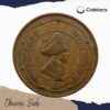 1 Anna Man Singh II 1944 CE Brass coin, Princely State of Jaipur, Collectible - Image 2