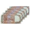NOTAPHILY Rare Authentic Vintage Set of UNC 10 Rupees Shalimar Garden Issue (5 Pieces SET), Uncirculated Condition. - Image 2