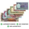 NOTAPHILY Rare Vintage Set of 1,2,5,10,20,50 Rupees (6 Pieces SET) in UNC Condition - Image 6