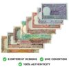 NOTAPHILY Rare Authentic Vintage Set of 1,2,5,10 Rupees (8 Pieces SET) in UNC Condition - Image 6
